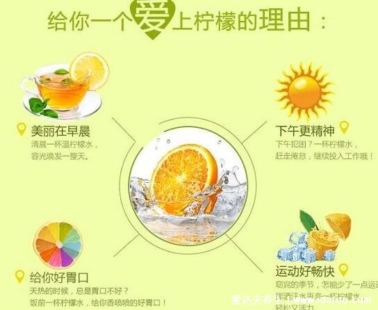 檸檬片泡水的功效，美容養(yǎng)顏/增食欲/緩解便秘/生津止渴(胃酸多不宜)