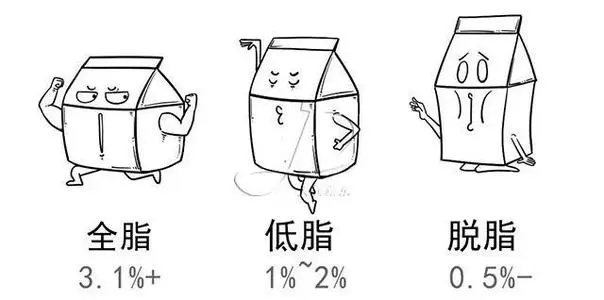 什么是脫脂牛奶什么是全脂牛奶，脂肪含量分別是3.0%或≤0.5%(附區(qū)別)