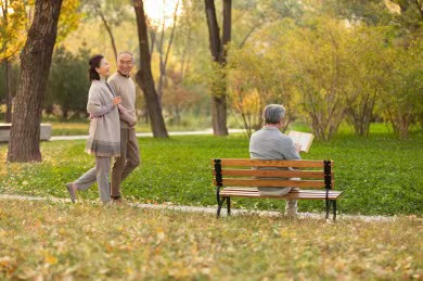 每天在公園停留20分鐘對健康和長壽都有好處